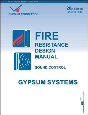Fire Resistance Design Manual, 20th Edition, PDF Download - GA-600-2012